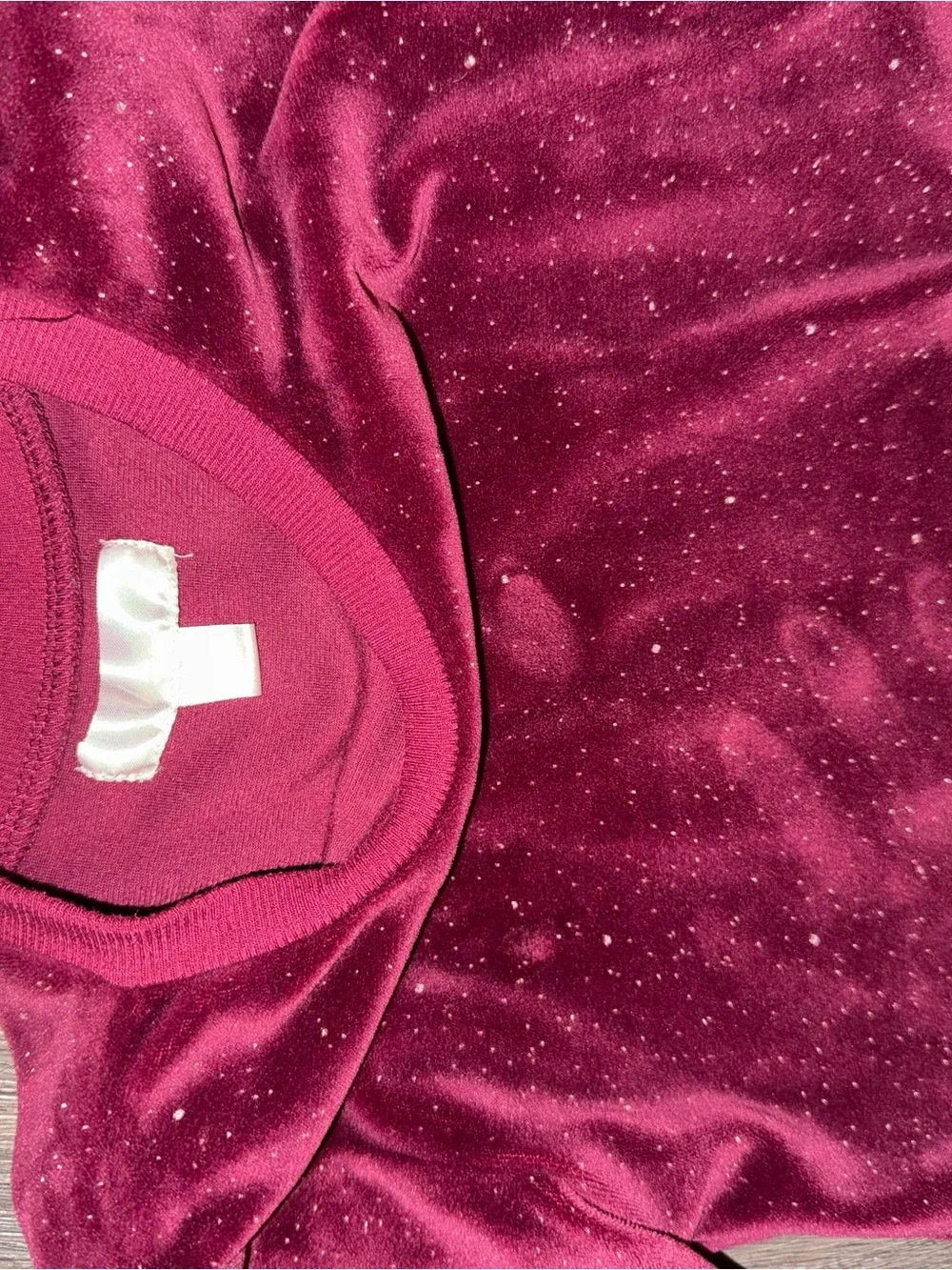 Burgundy Velvet Sparkle Set